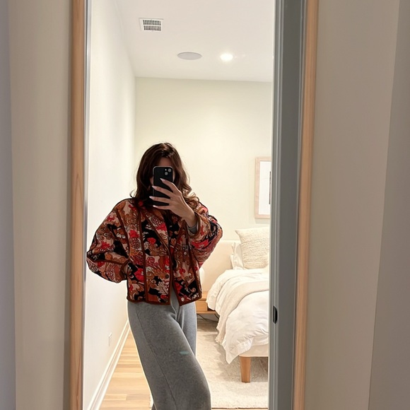 Mother The Big Time Bound Jacket in Flowrrs in Her Hair size small - Picture 12 of 12